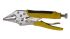 RND RND 550-00401 Pliers, 225 mm Overall, Angled Tip
