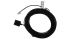 RND Male RJ11 to Female RJ11 Telephone Cable, Black Sheath, 10m