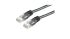 RNDRND 765, 500mm Cat6, Black RJ45 to Male RJ45 Male, UTP Unshielded, Terminated PVC Sheath