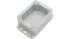 RND PC通用外壳, IP67, 浅灰色, 90x115x55mm, RND 455系列