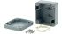 RND RND 455 Series Dark Grey ABS General Purpose Enclosure, IP65, Dark Grey Lid, 160 x 160 x 90mm