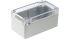 Contenitore generico RND in Policarbonato 65x115x55mm, col. Grigio chiaro, IP65