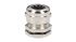 RND RND 465 Series Nickel Nickel Plated Brass Cable Gland, M25mm Thread, 11mm min., 16mm max., IP68