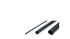 RND Adhesive Lined Heat Shrink Tube, Black 85 → 25mm Sleeve Dia. x 1.2m Length 3.4:1 Ratio, RND 465 Series