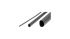RND Halogen Free Heat Shrink Tube, Black 19 → 9mm Sleeve Dia. x 1.2m Length 2:1 Ratio, RND 465 Series