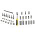DeWALT 36-Piece Metric 3/8 Standard Socket Set with Ratchet