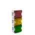 Pfannenberg 21514813055 Series Green, Red, Yellow Signal Tower, 2 Lights, 120 V dc, Base-mounted