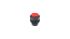 illuminated pushbutton, bezel red