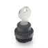 compact keylock switch, round collar