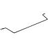 StarTech.com Steel Cable Lacing Bar for Use with Racks, 2 Rings, 48.3 x 10.2 x 1.1cm