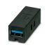 Phoenix Contact Straight, Female/Female Type A USB 3.0 IP20 USB Connector