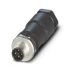 Phoenix Contact 12A电源连接器插头, 4P, 630 V 交流, IP67, 黑色, 螺钉安装, SACC-M12MSS-3PECON-PG 9-M系列