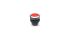 pushbutton, flat bezel, bezel red