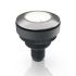M12, round collar, momentary contact