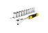 DeWALT 11-Piece Metric 1/4 Standard Socket Set with Ratchet, 6 point