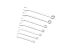 DeWALT 7-Piece Spanner Set, 8, 10, 12, 13, 14, 17, 19, Chrome Vanadium Steel