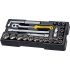 DeWALT 23-Piece Metric 1/2 Standard Socket Set with Ratchet, 12 point