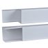 Schneider Electric TRK White Industrial Trunking - Closed Slot, W100 mm x D50mm, L3m, uPVC