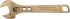 Ega-Master Adjustable Wrench, 250 mm Overall, 30mm Jaw Capacity, Metal Handle, Non-Sparking