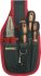 Ega-Master 76678 5-Pezzi Set pinze per elettronica Piatto, Diritto Tipo VDE/1000V 320 mm Lunghezza