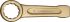 Ega-Master Ring Wrench, 172 mm Overall, 22mm Jaw Capacity, Metal Handle, Non-Sparking