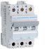 Hager NGN MCB, 3P, 1A Curve D, 400V AC, 10 kA Breaking Capacity