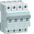 Hager NSN MCB, 4P, 6A Curve D, 415V AC, 25 kA Breaking Capacity