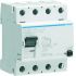 Hager CFB RCCB, 63A, 4 Pole, 300mA, Type B, 230 → 400V ac