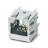 Phoenix Contact Female RJ45 Connector, PCB Mount, Through Hole Straight 1 Port 8 -Way