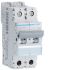 Hager Hager NKN Circuit Breaker, 2P, 6A Curve C, 400V AC, 15 kA Breaking Capacity