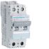 Hager Hager NKN Circuit Breaker, 2P, 20A Curve C, 400V AC, 15 kA Breaking Capacity