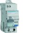 Hager RCBO, 16A Current Rating, 1P+N Poles, 30mA Trip Sensitivity, Type F