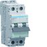 Hager MMN MCB, 2P, 40A, 400V AC, 20 kA Breaking Capacity