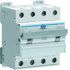 Hager RCBO, 40A Current Rating, 4P Poles, 30mA Trip Sensitivity, Type A