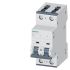 Siemens A型MCB, 2极, 35 kA分断, 500mA, 400VAC, 72VDC, 5SY4系列