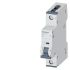 Siemens B型MCB, 1极, 15 kA分断, 8A, 400VAC, 220VDC, 5SY5系列