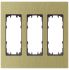 Siemens Yellow 3 Gang Mounting Plate Aluminium Mounting Frame