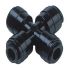 Norgren Pneufit D Series Push-in Fitting, Push In 10 mm to Push In 10 mm, Push-in Connection Style, D00901000