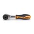 BETA 860/58 1/4 in Round Ratchet with Rotator Handle, 126 mm Overall