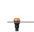 AUER Signal M22 Series Series Orange Strobe Beacon, 12 V, Panel Mounted, LED Bulb, IP65
