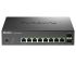 D-Link 10口管理型网络交换机, PoE, DMS-1250-10SPL/B