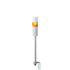 Patlite LR5 Series Amber Buzzer Signal Tower, 1 Lights, 24 V dc, Pole Mount