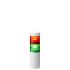 Patlite LR5 Series Green, Red Signal Tower, 2 Lights, 24 V dc, Direct Mount