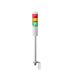 Patlite LR5 Series Amber, Green, Red Signal Tower, 3 Lights, 24 V dc, Pole Mount