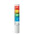Patlite LR5 Series Amber, Blue, Green, Red, White Signal Tower, 5 Lights, 24 V dc, Direct Mount