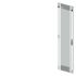 Siemens 8PQ2197 Series Lockable Sheet Steel RAL 7035 Transparent Door, 2000mm H, 600mm W, 25mm D for Use with SIVACON S4