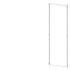 Siemens 8PQ2197 Series Sheet Steel Cover Frame, 1975mm H, 600mm W, 25mm D For Use With Rack Cladding