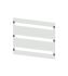 Siemens 8PQ2060 Series Sheet Steel Cover, 600mm H, 800mm W, 10mm L for Use with Modular Devices