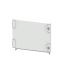 Siemens 8PQ2030 Series Sheet Steel RAL 7035 Module Door, 300mm H, 400mm W, 25mm D for Use with Sivacon S4