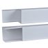 Schneider Electric TRK White Industrial Trunking - Closed Slot, W50 mm x D50mm, L3m, uPVC